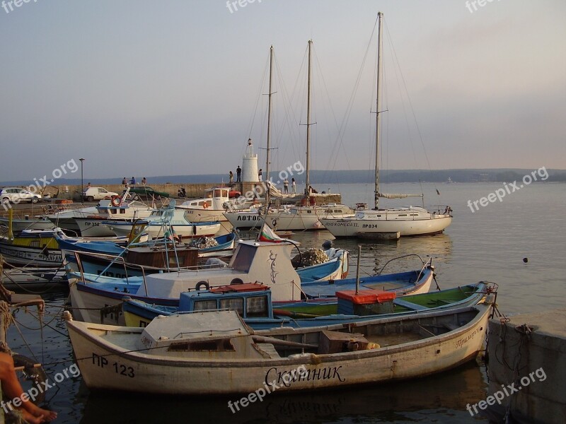 Sea Port Bulgaria Primorsko Free Photos