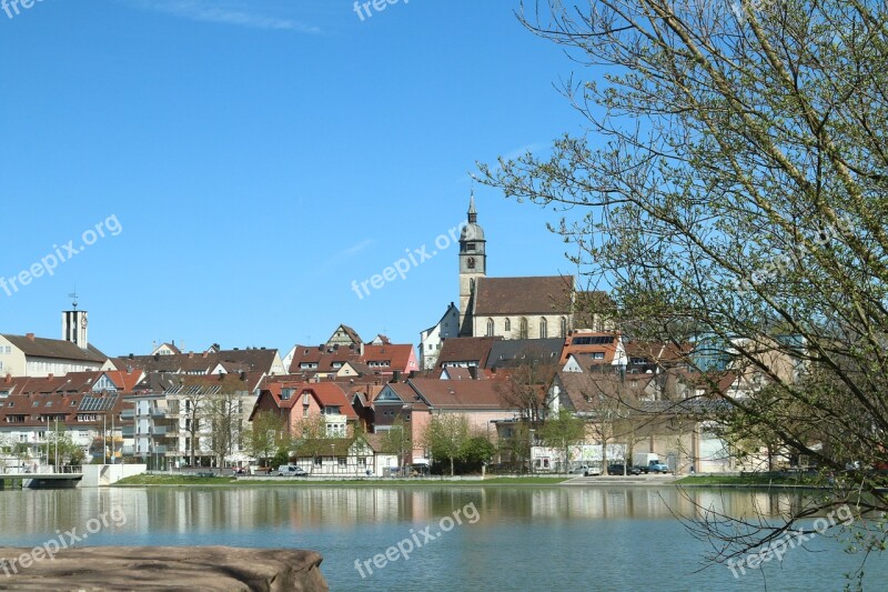 Böblingen City Lake Houses Church