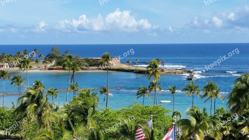 Vacation Puerto Rico Tropical Island Ocean