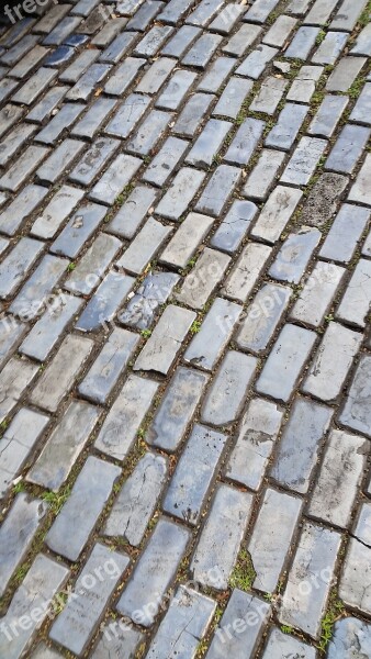 Cobblestone Architecture Street Puerto Rico San Juan