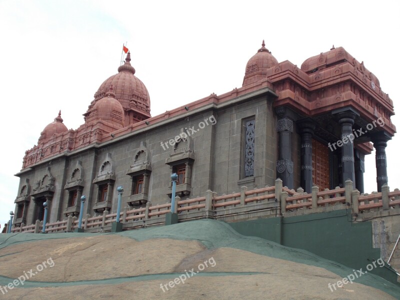 Vivekananda Rock Memorial Monument Kanyakumari Tamilnadu Rock