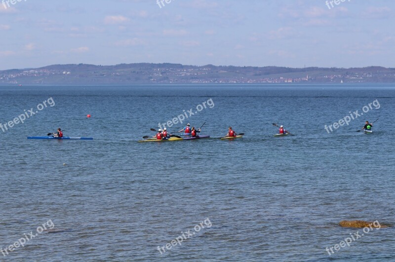 Sport Canoeists Canoeist Canoeing School Beautiful