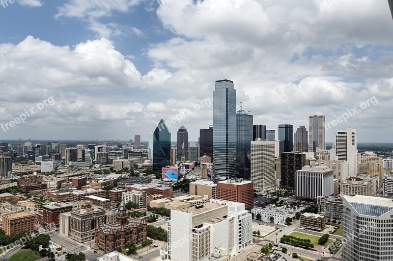 Dallas Skyline Downtown Cityscape Urban