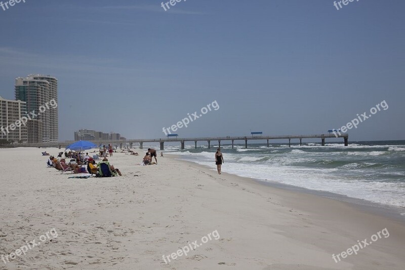 Beach Surf Ocean Sand White