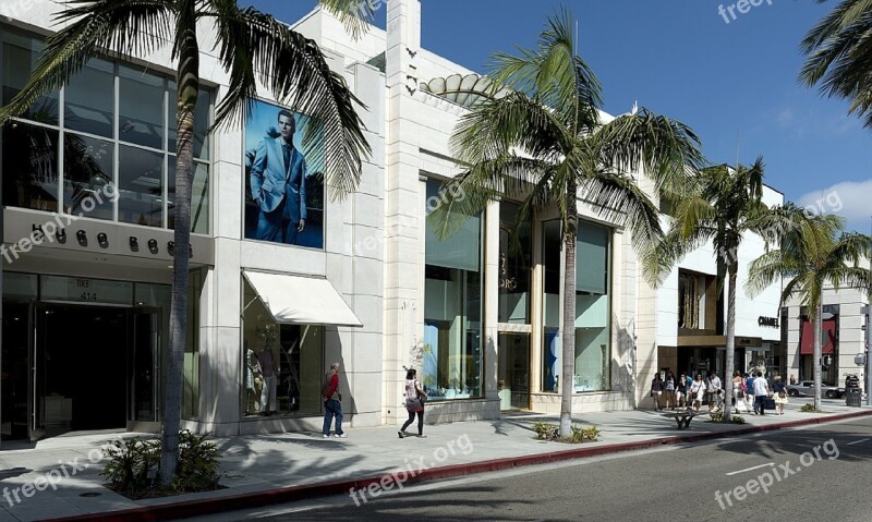 Rodeo Drive Shopping Beverly Hills Luxury Stores