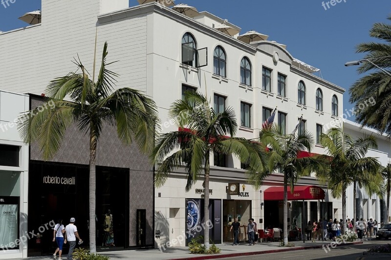 Rodeo Drive Shopping Beverly Hills Luxury Stores