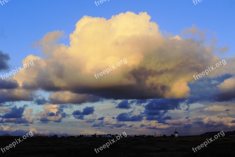 Clouds Cloudy Blue Sky Free Photos