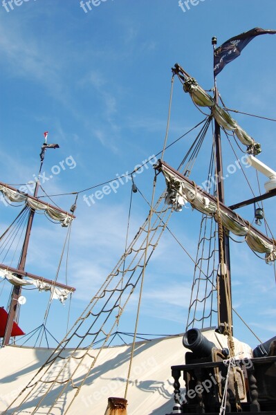 Sailing Vessel Rigging Masts Free Photos