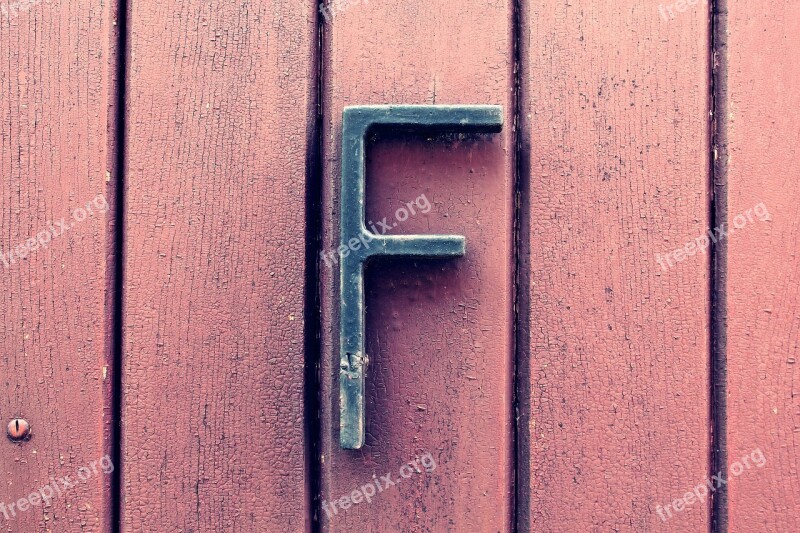 Women Letter Ladies Toilet Door