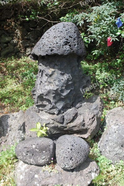 Statue Fertility Jeju South Korea Free Photos