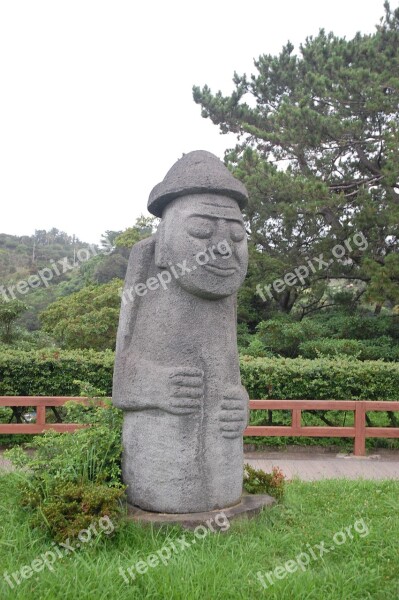 Dol Hareubang Jeju Statue Idol South Korea