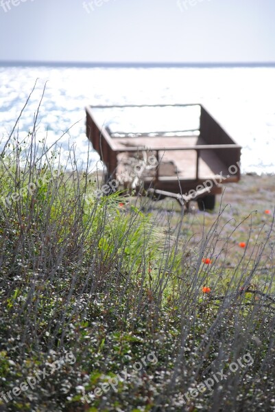 Sea Trailer Mediterranean Water Nature