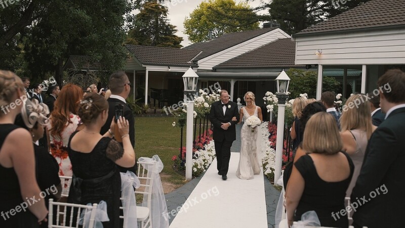 Wedding Couple Groom Bride Love