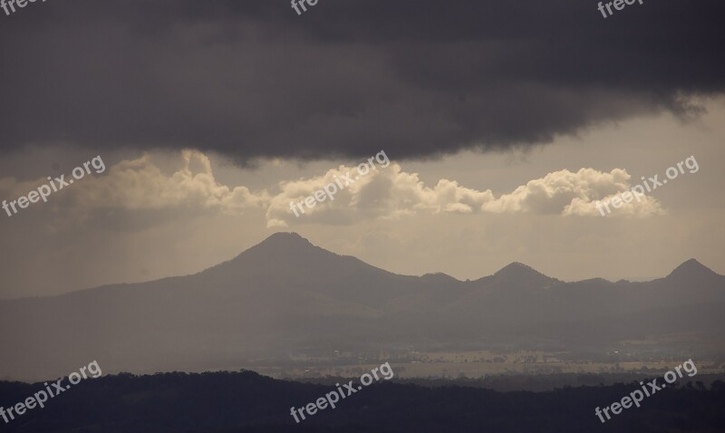 Landscape Mountains Hills Ranges Weather