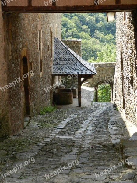 Lane Pavement Village Medieval Village Free Photos