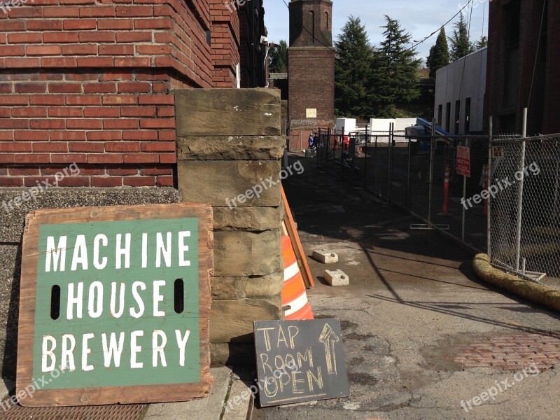 Brick Brewery Tap Room Brick Building Alley