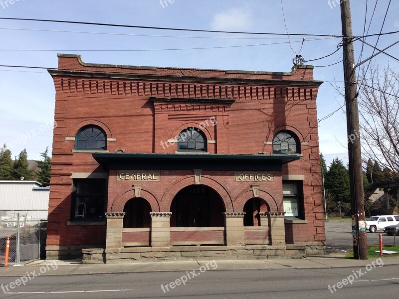 Building Brick Architecture Structure Red