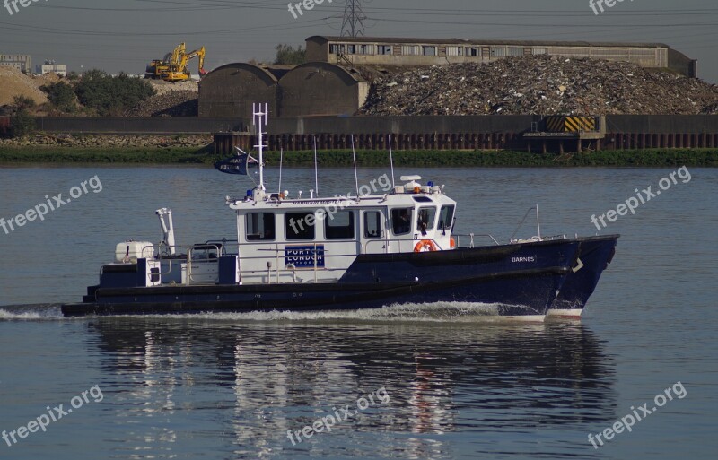 Harbour Master Police Boat Thames Enforcement