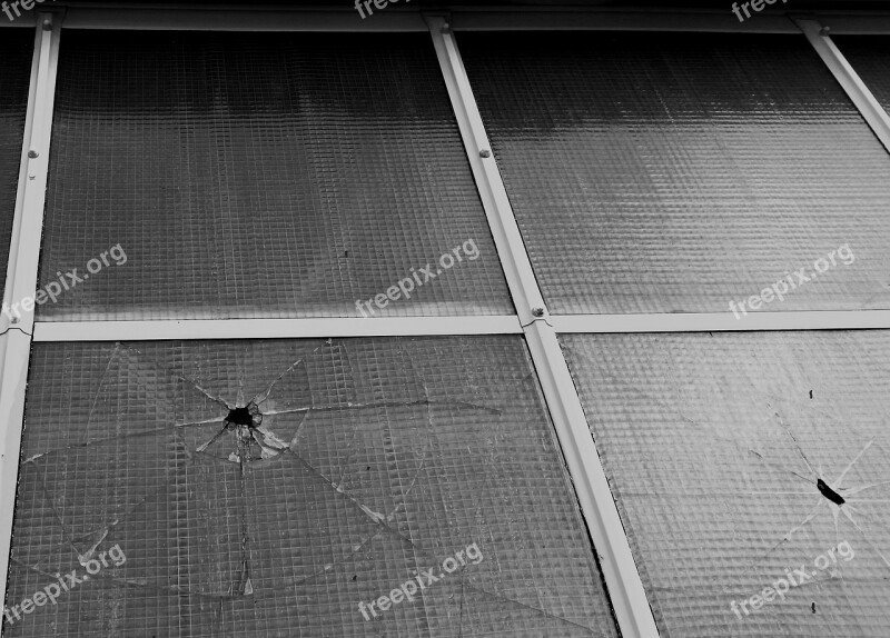 Window Disc Glass Broken Sheet