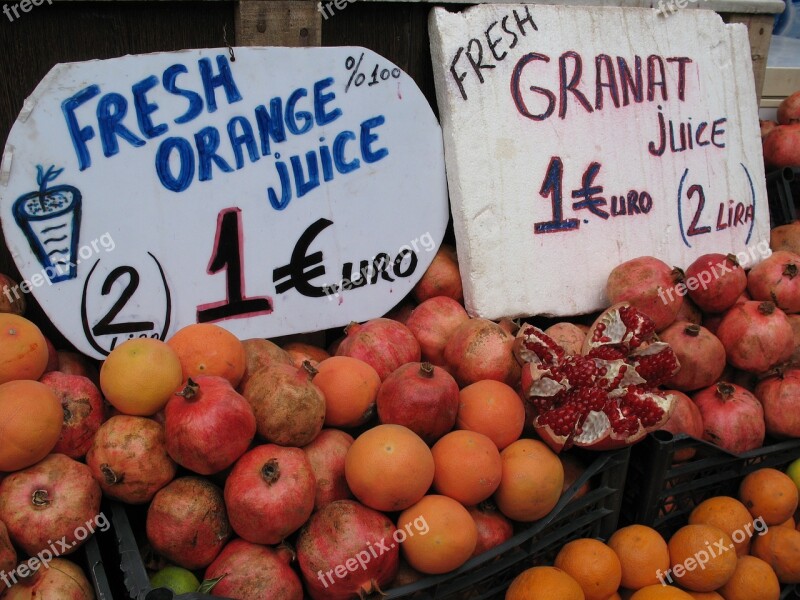 Pomegranate Market Bazaar Fruit Price