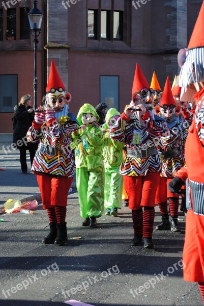 Masks Group Carnival Basler Fasnacht 2015 Free Photos