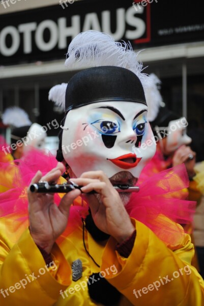 Mask Piccolo Carnival Basler Fasnacht 2015 Free Photos