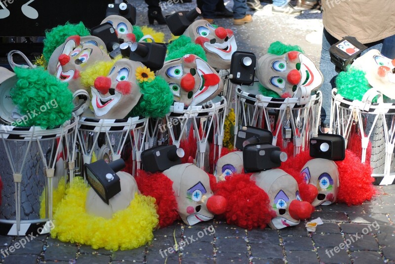 Masks Drums Depot Carnival Basler Fasnacht 2015