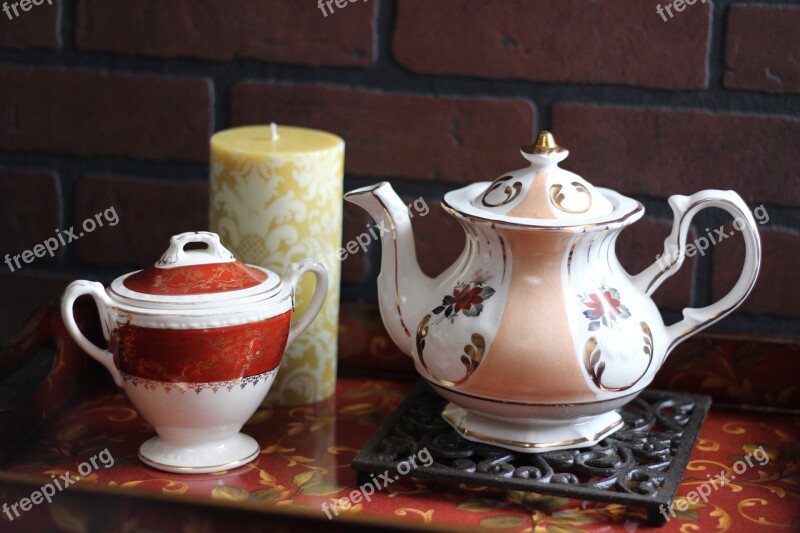 Teapot Decoration Decor Decorative Antique