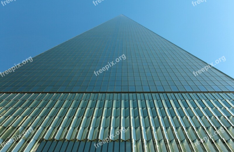 World Trade Center Manhattan Skyscraper Tower Pyramid