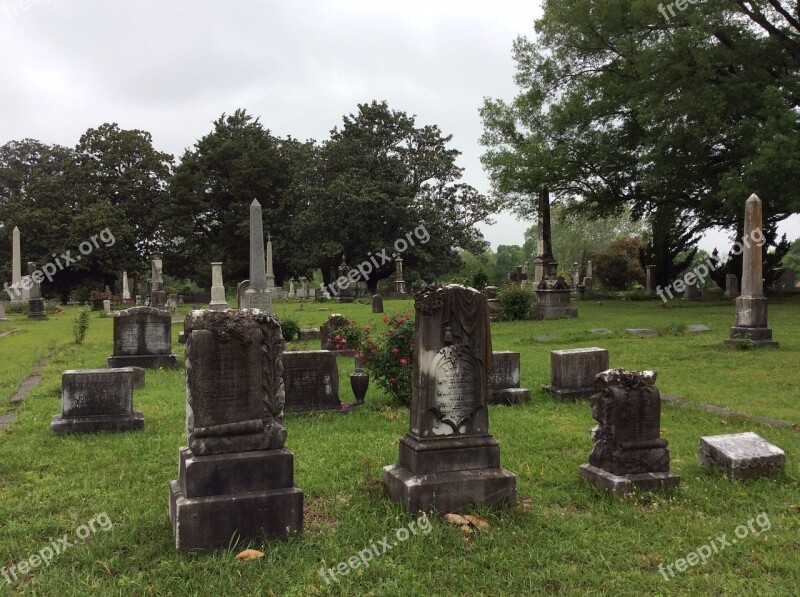 Cemetery Graveyard Tombstone Gravestone Grave