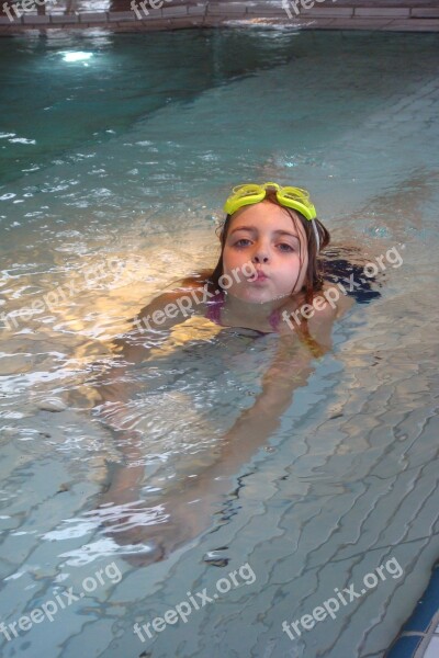 Swimming Girl Swimming Pool Chlorine Swimming Goggles