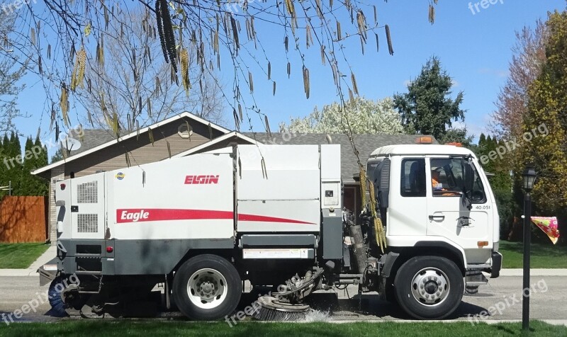 Maintenance Street Street Sweeper Clean Road