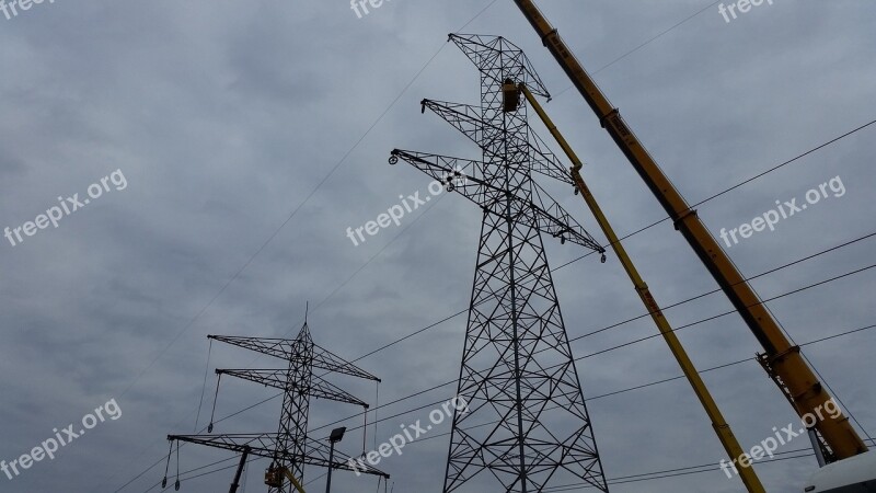 Current Hotel High-voltage Pylon Energy Energy Network