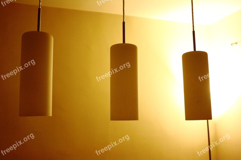 Lamps Three Light Ceiling Hang