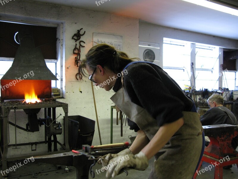 Forge Forging Class Hobby Free Photos