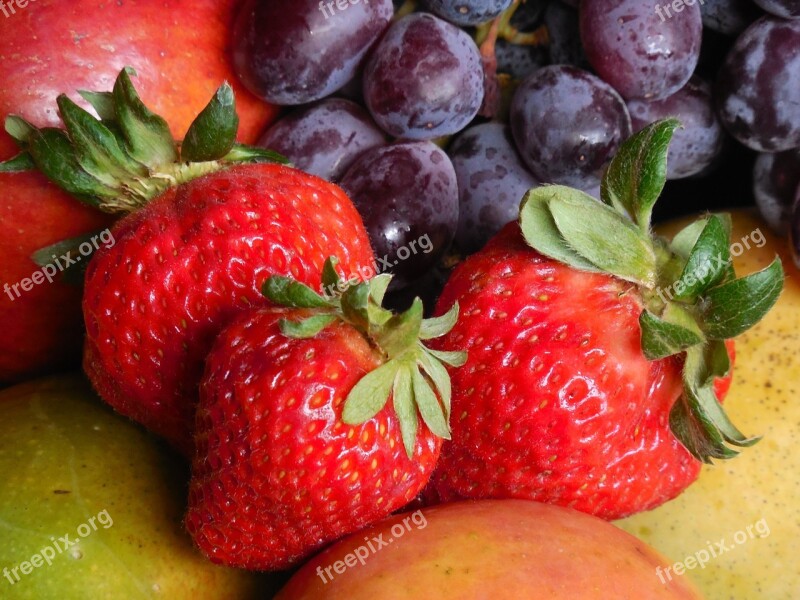 Bowl Fruit Food Healthy Fresh