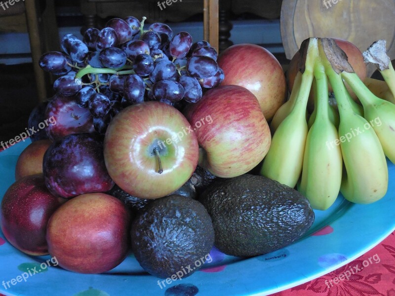 Bowl Fruit Food Healthy Fresh