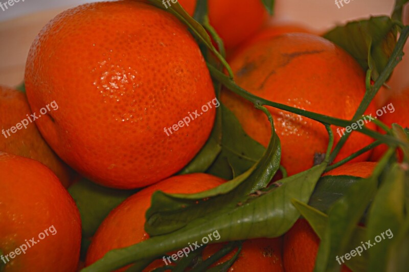 Mandarins Fruit Citrus South Red