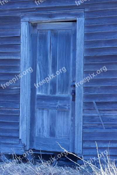 Door Shack Old Abandoned Wood