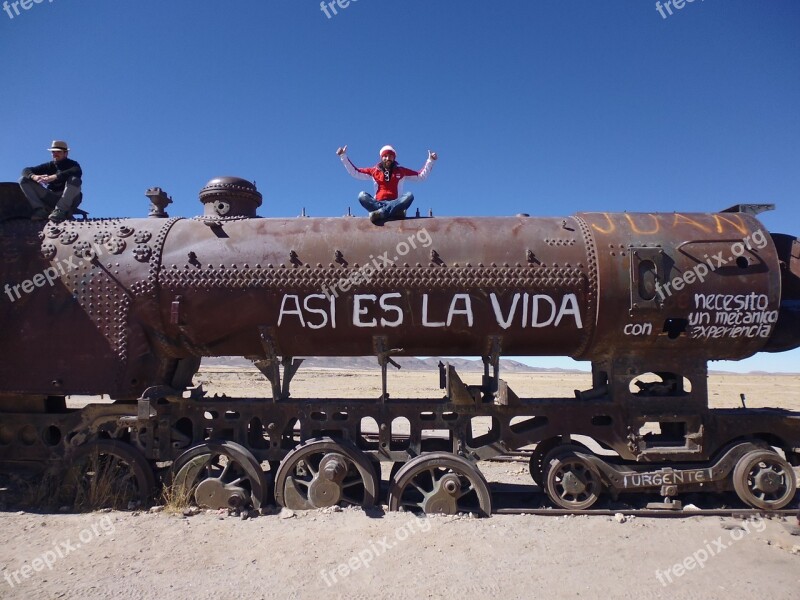 Trip Around The World Freedom Train Locomotive Railway