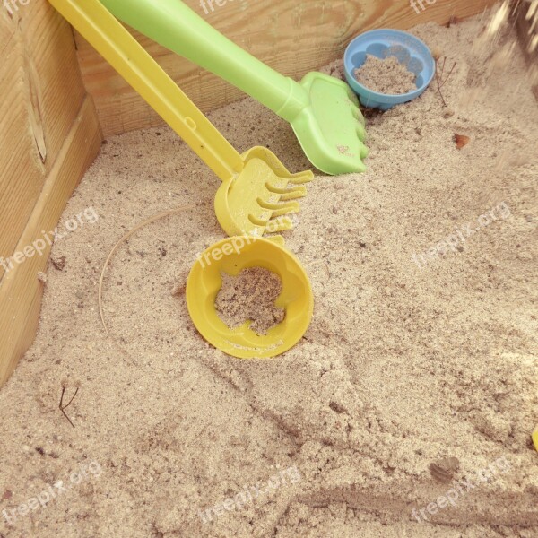 Sand Pit Sand Play Computing Moulds