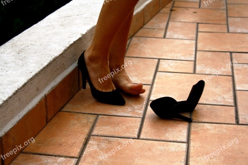 Foot Heel Barefoot Floor Free Photos