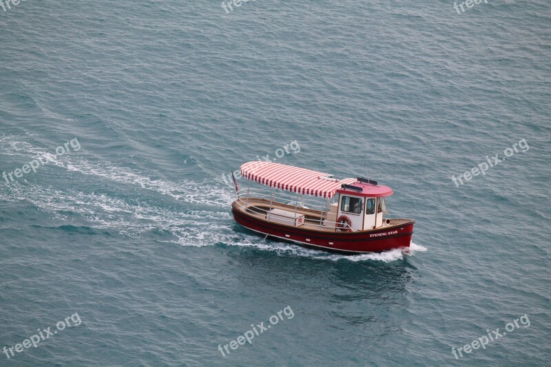 Little Boat Sea Gulf Free Photos