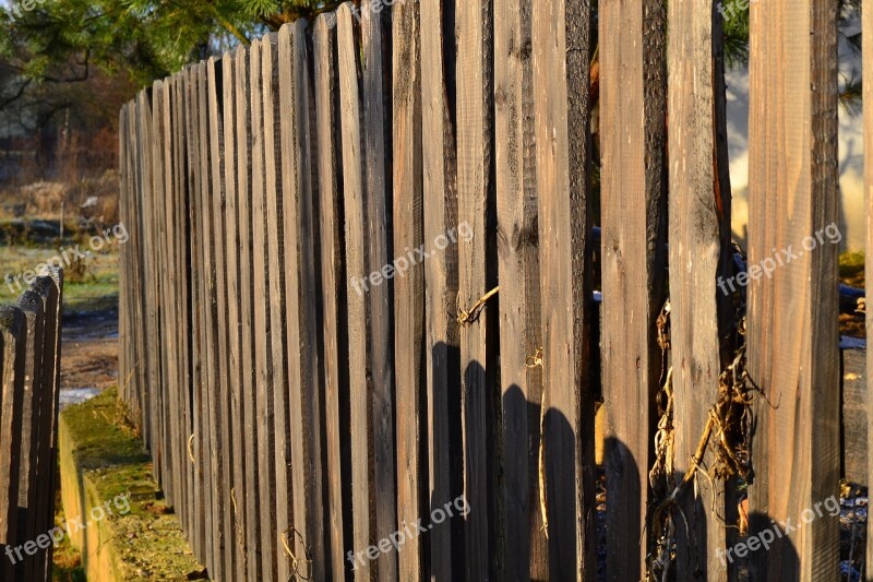 The Fence Fencing Way Village Free Photos