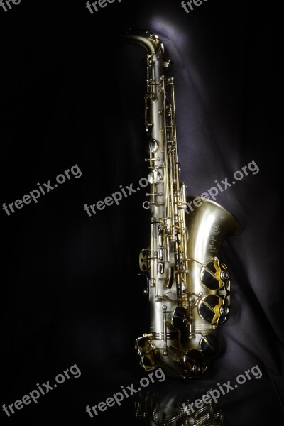 Saxo Alto Jazz Musical Instrument Music