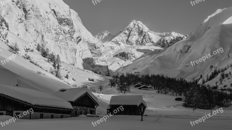 Grossglockner Mountain Austria Nature Großglockner Solid