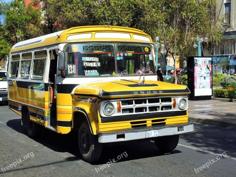 Bus Vehicle Oldtimer Old Auto