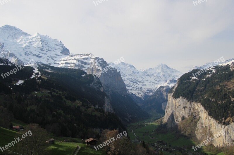 Swiss Jungfrau Glacier Free Photos