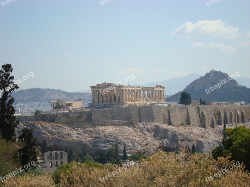 Athens Greece Tourism Parthenon Free Photos