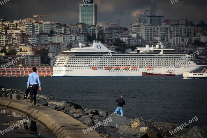 Cruise Ship Quay Ship Boat Port